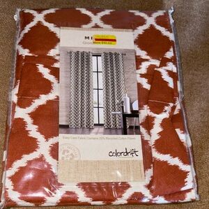 Misha 52”/63” Brown Grommet Window Panel